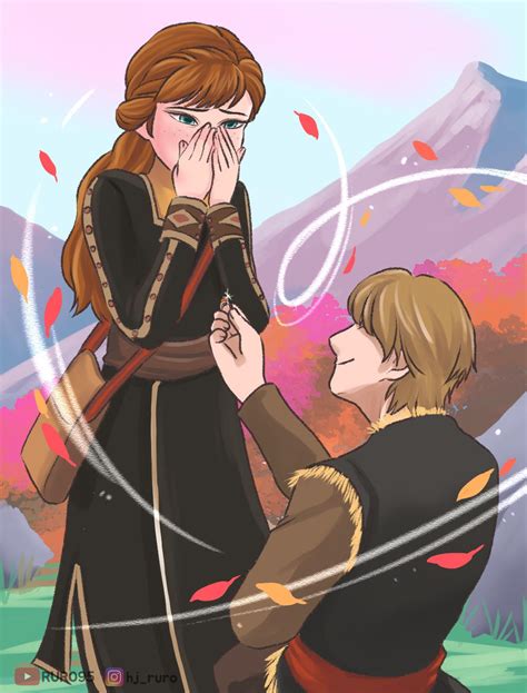 Kristoff's proposal. Another beautiful "Kristanna" moment... (by RURO95 ...