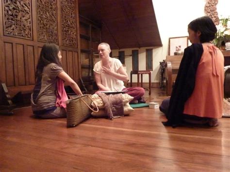 After the event – Rebecca Bradshaw meditation teacher – Little Bangkok Sangha