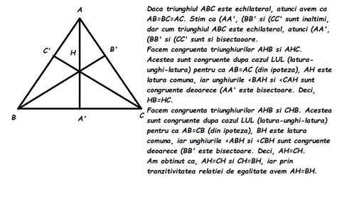 Punctul H este ortocentrul triunghiului ABC. Aratati ca:a) Dacă ...