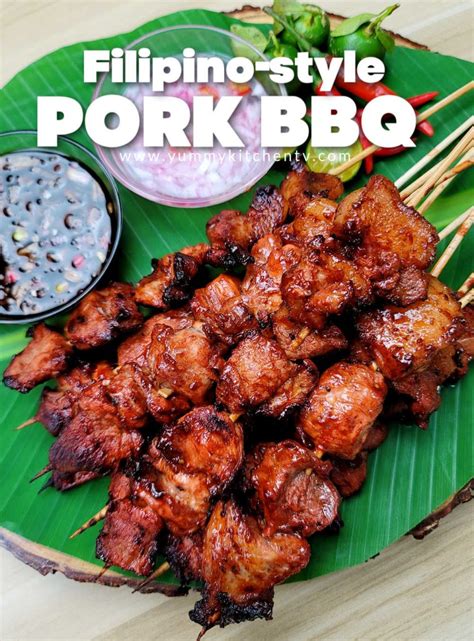 Filipino-style Pork Barbecue - Yummy Kitchen