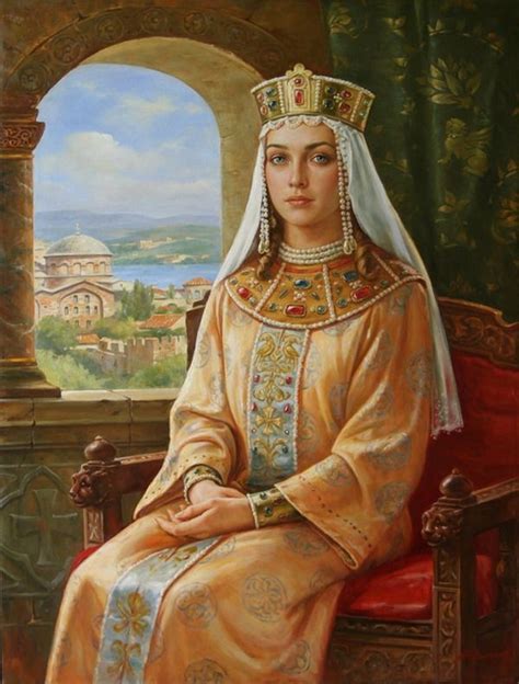 Girl from the 11th century ☺. ☺ ☻ Byzantine Empire, Byzantine Art, Russian Folk, Russian Art ...