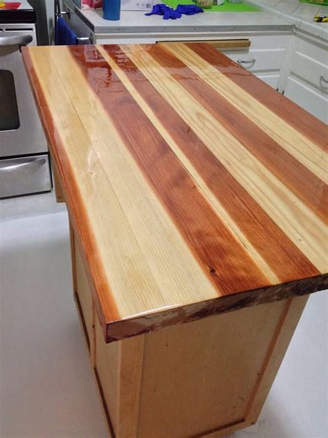 First Class Butcher Block Workbench Top Diy Kitchen Island Back Panel ...