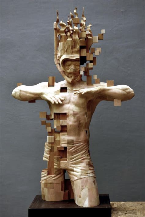 A Taiwanese Artist Creates Surreal Human Sculptures From Wood, and We Can't Stop Looking at Them ...