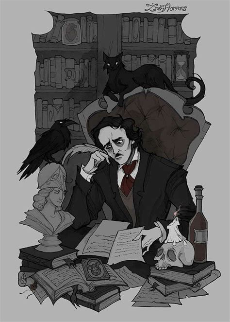 #EdgarAllanPoe #art #illustration #gothic #dark #literature #irenhorrors | Illustrazioni d'arte ...