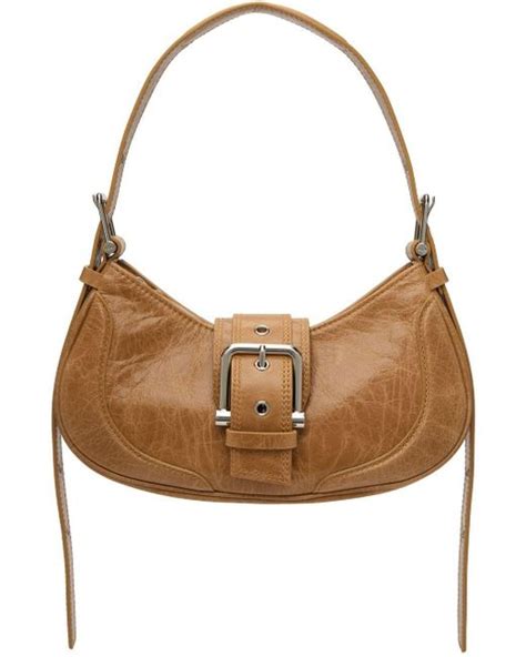 OSOI Tan Brocle Bag in Brown | Lyst