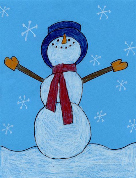 Winter Drawing Projects For Kids / There are 4 different winter drawing ...