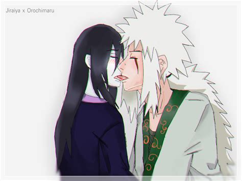 Jiraiya x Orochimaru [ Tongue Kiss ] by ZembourdsMint on DeviantArt