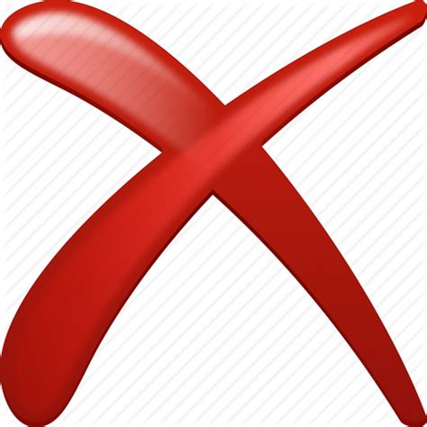 Check Mark Icon Red Cross Flat Simbol X Delete Icon V - vrogue.co