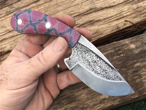 Hand made custom Skinner Knife by Berg Blades. This knife was crafted from 1095 high carbon ...