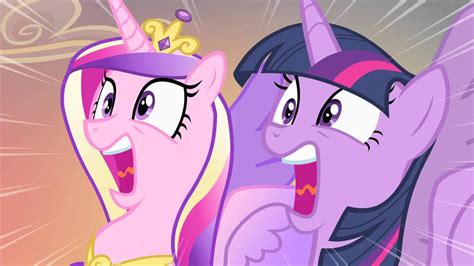 Princess Cadaence & Twilight Sparkle (screaming in shock) - YouTube