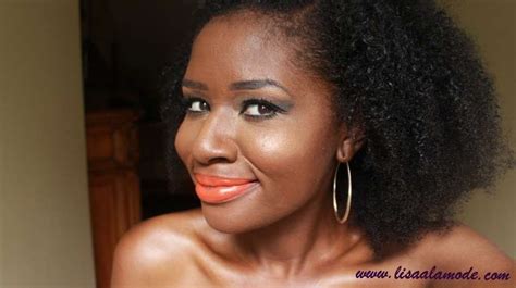 Orange Lipstick on Dark Skin - Black Women Lipstick Tips