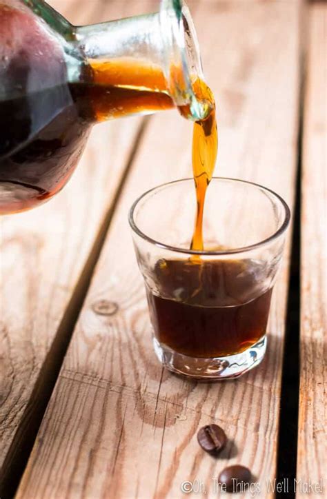 Homemade Tía María or Kahlúa Copycat Coffee Liqueur Recipe - Oh, The Things We'll Make!