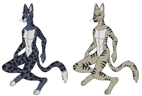 Female anthro cat sheet 1 (Closed) by Luuthias on DeviantArt