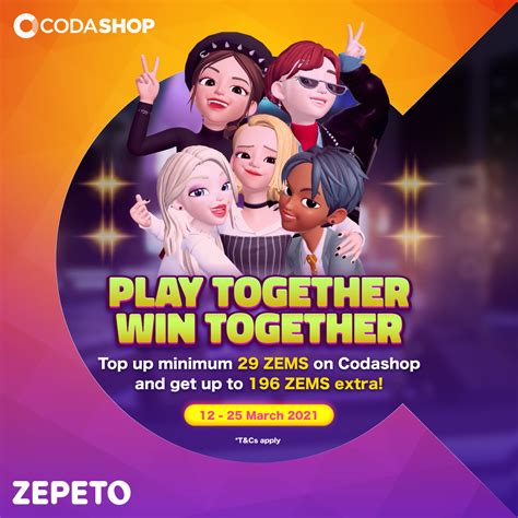 Play And Win Up To 196 ZEMS With ZEPETO! | Codashop Blog MY