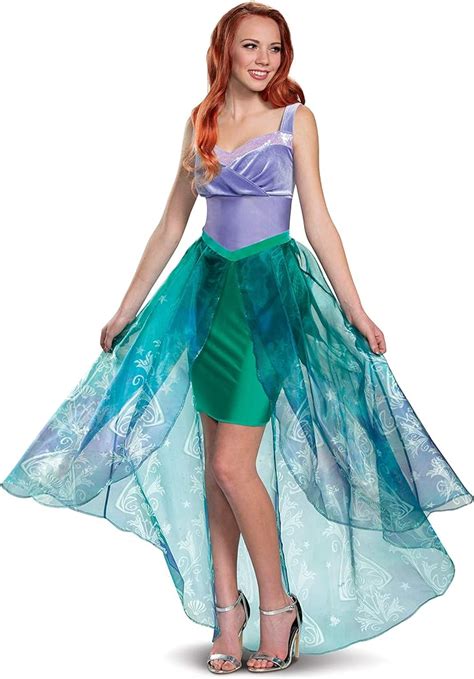 Women's Deluxe Little Mermaid Ariel Costume | ubicaciondepersonas.cdmx ...