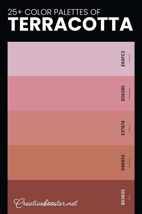 25+ Best Terracotta Color Palettes with Names and Hex Codes in 2024 ...