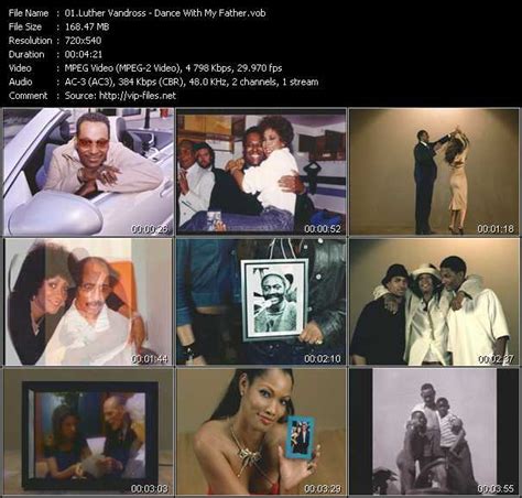 Luther Vandross «Dance With My Father» VOB File