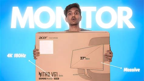 Acer Nitro 2K 180Hz Monitor | Unboxing & Review [ VG271u / VX271u ] - YouTube