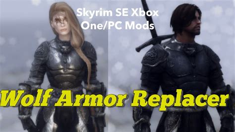 Wolf Armor Replacer By Cuyima Skyrim SE Xbox One/PC Mods - YouTube