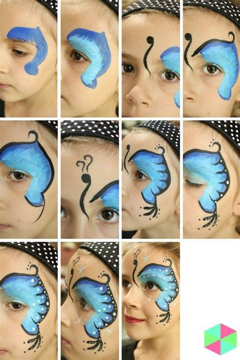 Butterfly face painting... Check more at http://5.teknikalan.com/2019/10/27/butterfly-face ...