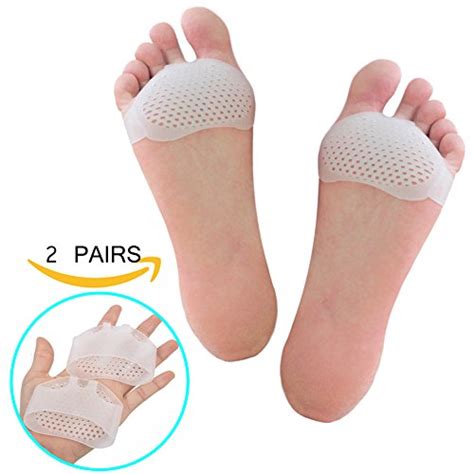 Gel Metatarsal Pads – Zakaco Breathable Soft Ball of Foot Pads ...