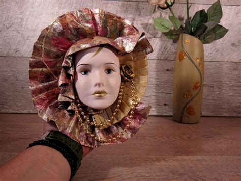 Vintage Traditional Venetian Mask Small Ceramic Mask - Etsy