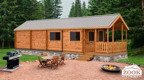 The Lakeview Park Model Log Cabin! Zook Cabins Log Cabin Park Model, that is perfect for your ...