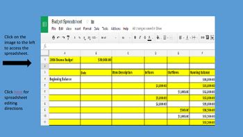 Budget Spreadsheet - Google Sheets by Maggie Meeks-Bosanko | TpT