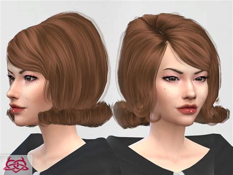 retro inspiration. Found in TSR Category 'Sims 4 Female Hairstyles ...