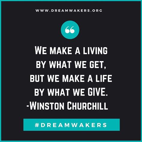 Winston Churchill inspirational quote about giving back | Words quotes, Giving back quotes ...