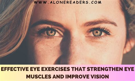 Effective Eye Exercises that Strengthen Eye Muscles and Improve Vision ...