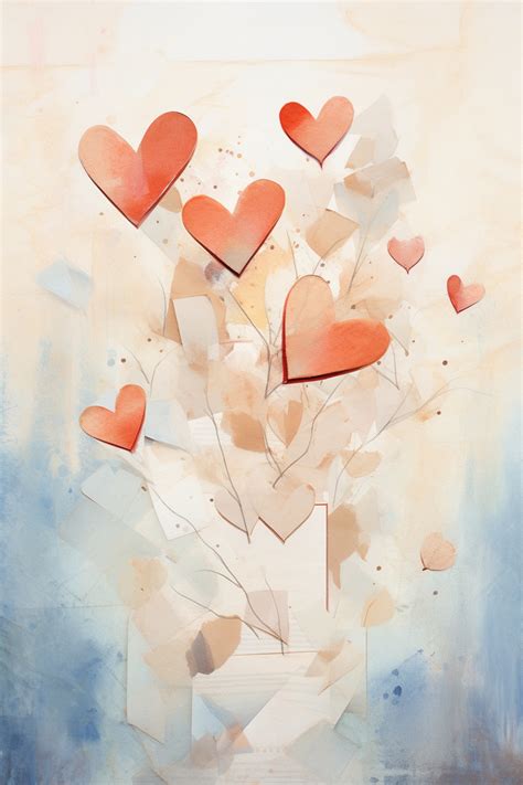 Paper Heart Background Art Free Stock Photo - Public Domain Pictures