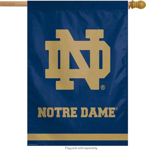 Amazon.com : WinCraft NCAA Notre Dame 77773011 Vertical Flag, Small, Black : Sports Fan Outdoor ...