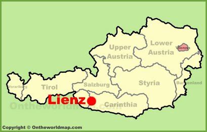 Lienz Map | Austria | Detailed Maps of Lienz