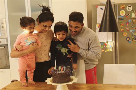 Pic: Allu Arjun Celebrates Allu Ayaan Birthday