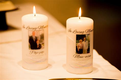 Bobbins of Basil Wedding Memorial Candles