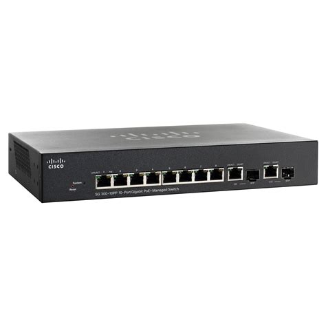 Cisco SG300-10PP-K9 10-Port 10/100/1000 Gigabit SG300-10PP-K9-NA