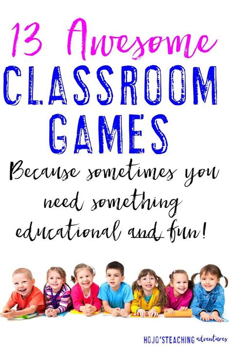 Here are 13 fun classroom games to use in the elementary classroom. Hands-on, engaging, and fun ...