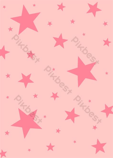 Pink Star Background Cute Simple Stars | PSD Free Download - Pikbest