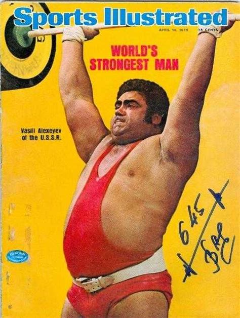 Vasili Alexeyev autographed Sports Illustrated Magazine (Weight Lifting ...