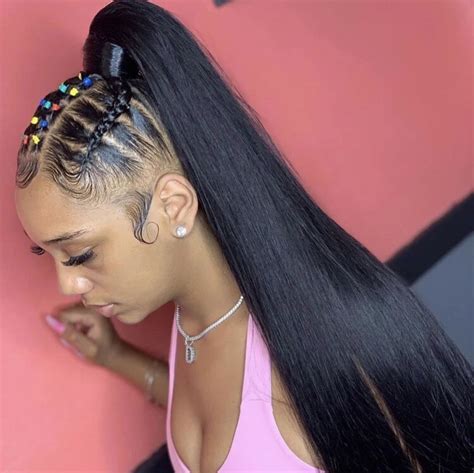 ️Ponytail Braid Hairstyles With Weave Free Download| Gmbar.co