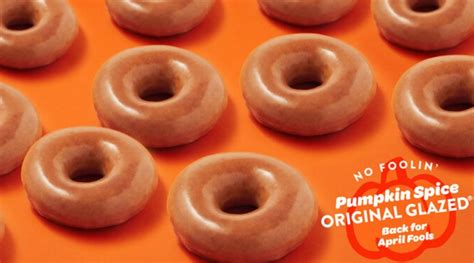 Pumpkin Spice Original Glazed Donut Returns To Krispy Kreme For Limited Time - The Fast Food Post