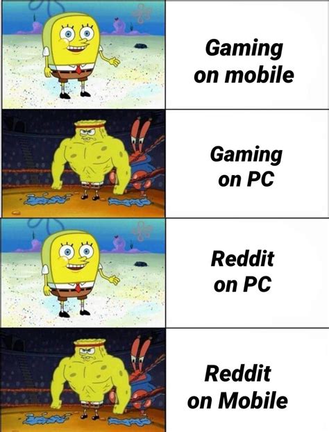 the battle of PC and mobile : r/memes