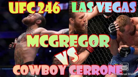 UFC 246 Full Fight | Conor McGregor vs Donald Cerrone | Sport78 - YouTube