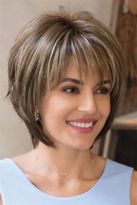 Short Hairstyles Blonde And Brown - Wavy Haircut