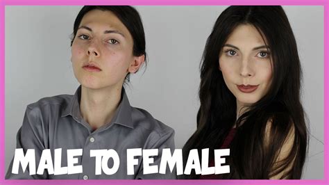 Male To Female Makeup Transformation | Casey Blake - YouTube