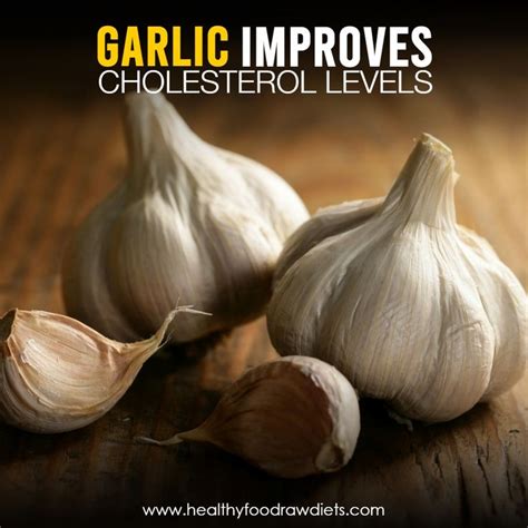 Garlic can lower total and LDL cholesterol particularly in those who ...