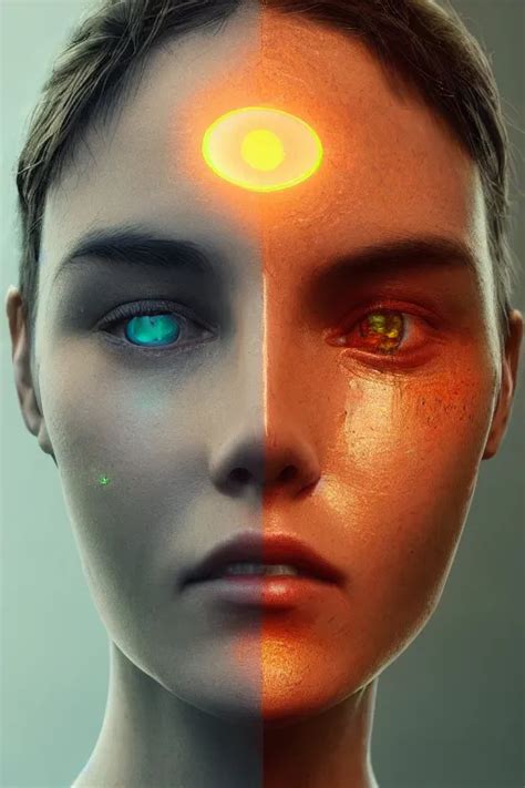 realistic human face, machine attachments, | Stable Diffusion | OpenArt
