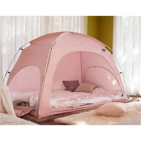 Warm Cozy Privacy 4' x 5' Indoor/Outdoor Polyester Tent Bed | Bed tent, Play tent, Kids tents