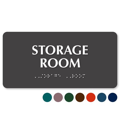 Storage Room Signs and Stock Room Signs at Best Price